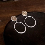 Charlotte Coin & Hoop Earrings