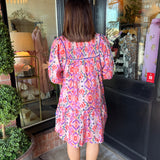 Jessamy Smock Mixed Print Dress