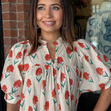 Quinn Floral Print Mini Dress