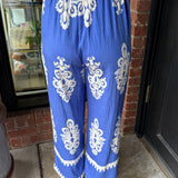 Molly Wide Leg Print Pants
