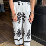 Molly Wide Leg Print Pants