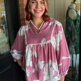 Elizabeth Floral Print Blouse