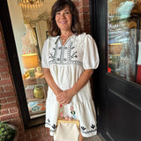 Kayla Embroidered Dress