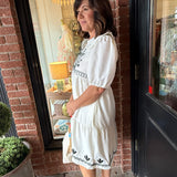 Kayla Embroidered Dress