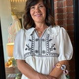 Kayla Embroidered Dress