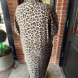 Angie Leopard Midi Dress
