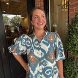 Lydia Button Midi Dress