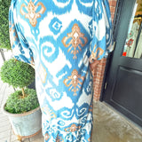 Lydia Button Midi Dress