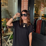 Janet Gold Button Dress