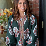 Josette Floral Tunic Top
