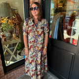 Lainey Floral Midi Dress