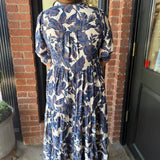 Josie Boho Leaf Print Dress