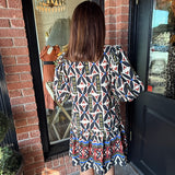 Rachel V-Neck Mini Dress