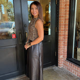 Reya Mixed Media Dress