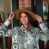 Rainy Floral Print Dress