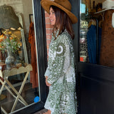 Rainy Floral Print Dress