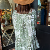 Rainy Floral Print Dress