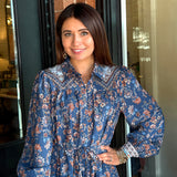 Charlie Border Print Button Dress