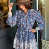 Charlie Border Print Button Dress