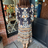 Blaire Black Floral Dress