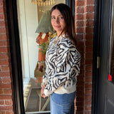 Harper Floral Knit Sweater