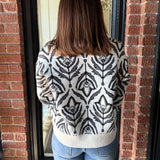 Harper Floral Knit Sweater