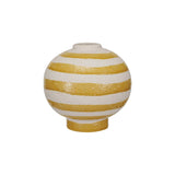 Stoneware Vase w/Stripes