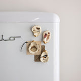 Oyster Style Magnets (on metal sheet)