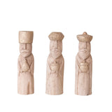 Mango Wood Wise Men Statue