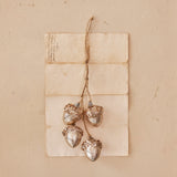 Hanging Acorns with Glitter