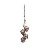 Hanging Acorns with Glitter