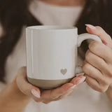 Heart Stoneware Mug