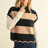 Tierra Striped Color Block Sweater