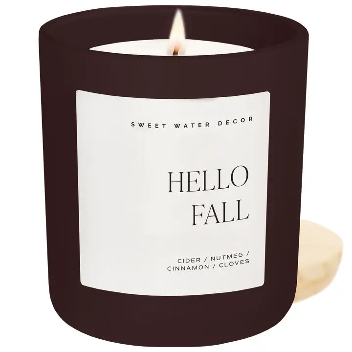 Sweet Water Decor Hello Fall Candle