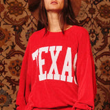 Texas Ribbed Sweatshirt