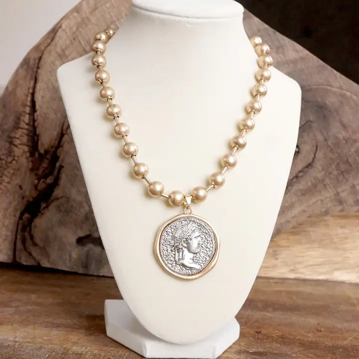 Gold Coin Necklace