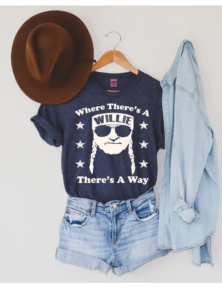 Where There's A Willie There's A Way T-shirt