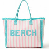 Striped Beach Tote