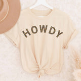 Howdy Leopard Graphic Tee