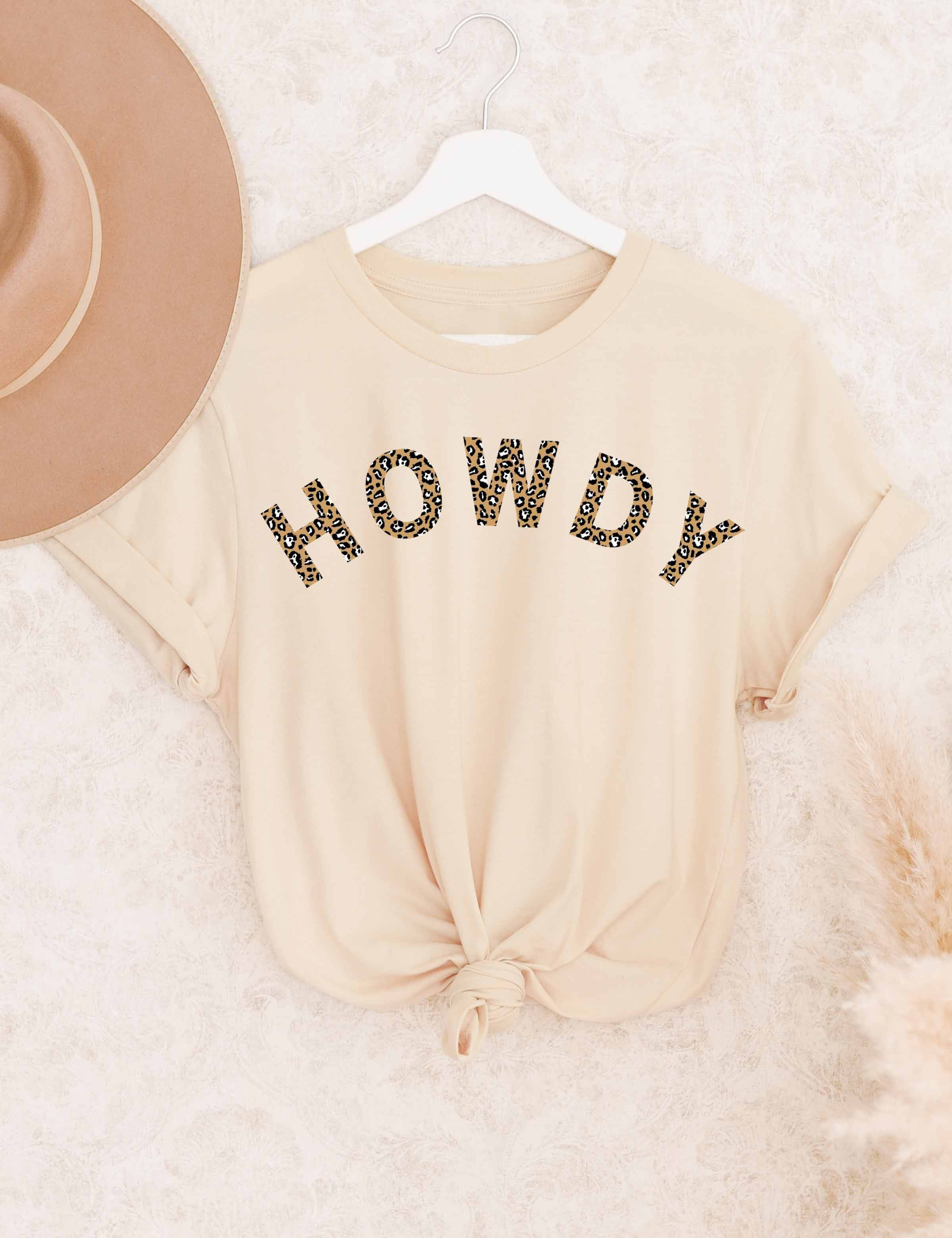 Howdy Leopard Graphic Tee