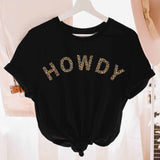 Howdy Leopard Graphic Tee