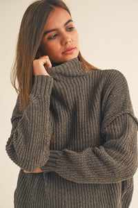 Piper Charcoal Chenille Sweater