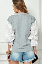 Load image into Gallery viewer, Gabriella Eyelet Sleeve Top
