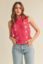 Load image into Gallery viewer, Gina Floral Embroidered Seater Vest
