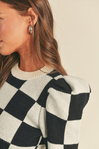 Tara Color Block Pullover Sweater