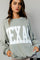 Texas Ribbed Sweatshirt