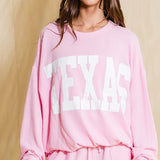 Texas Ribbed Sweatshirt