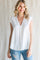 Alexandra Solid V-Neck Top