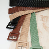 Braided Faux Leather Belt