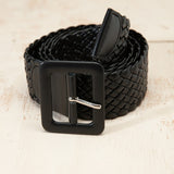 Braided Faux Leather Belt